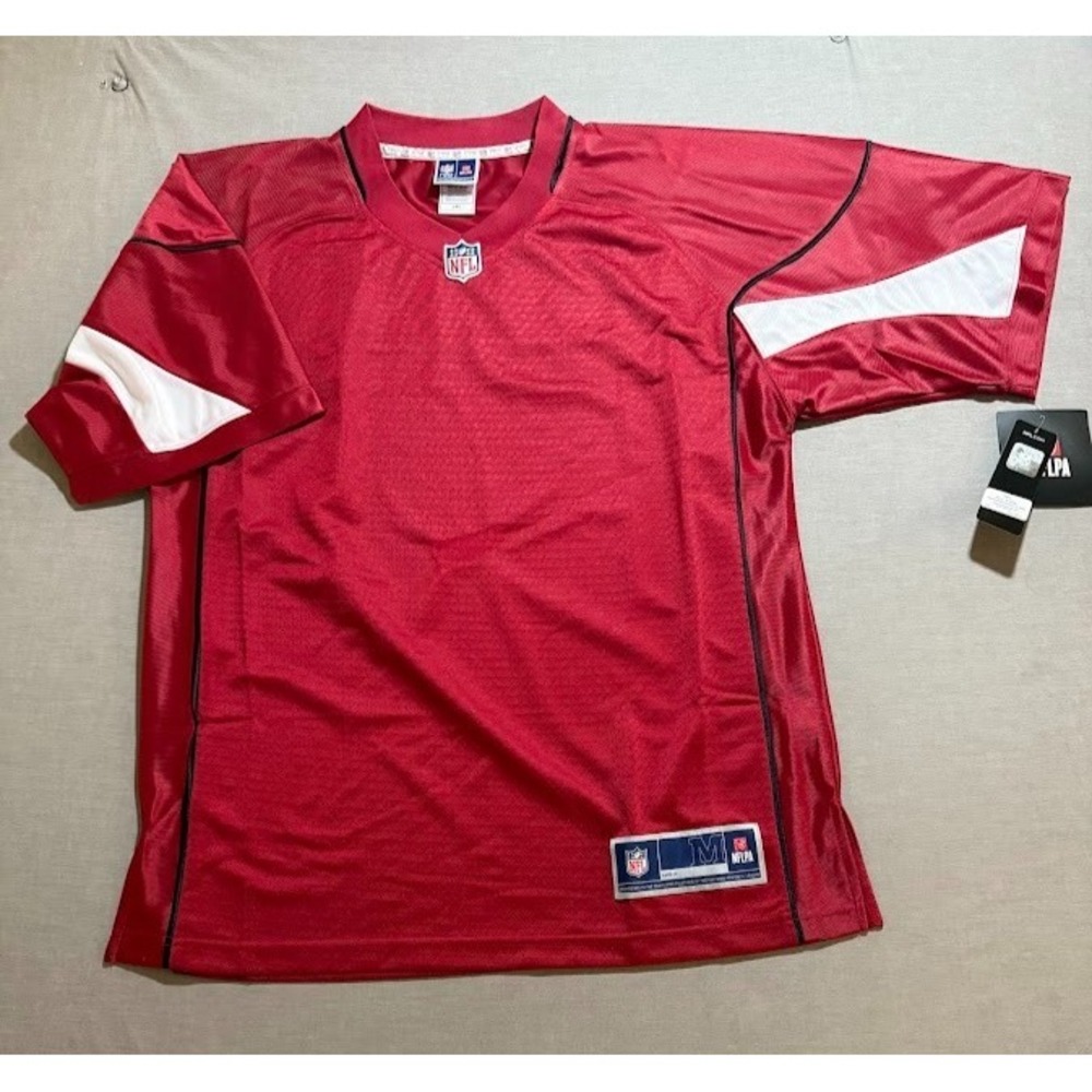 Arizona Cardinals Pro Line NFL‎ Jersey Mens Medium Red Blank Short Sleeve.